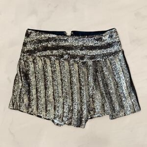 venus all over gold party sequin skort size us 12
